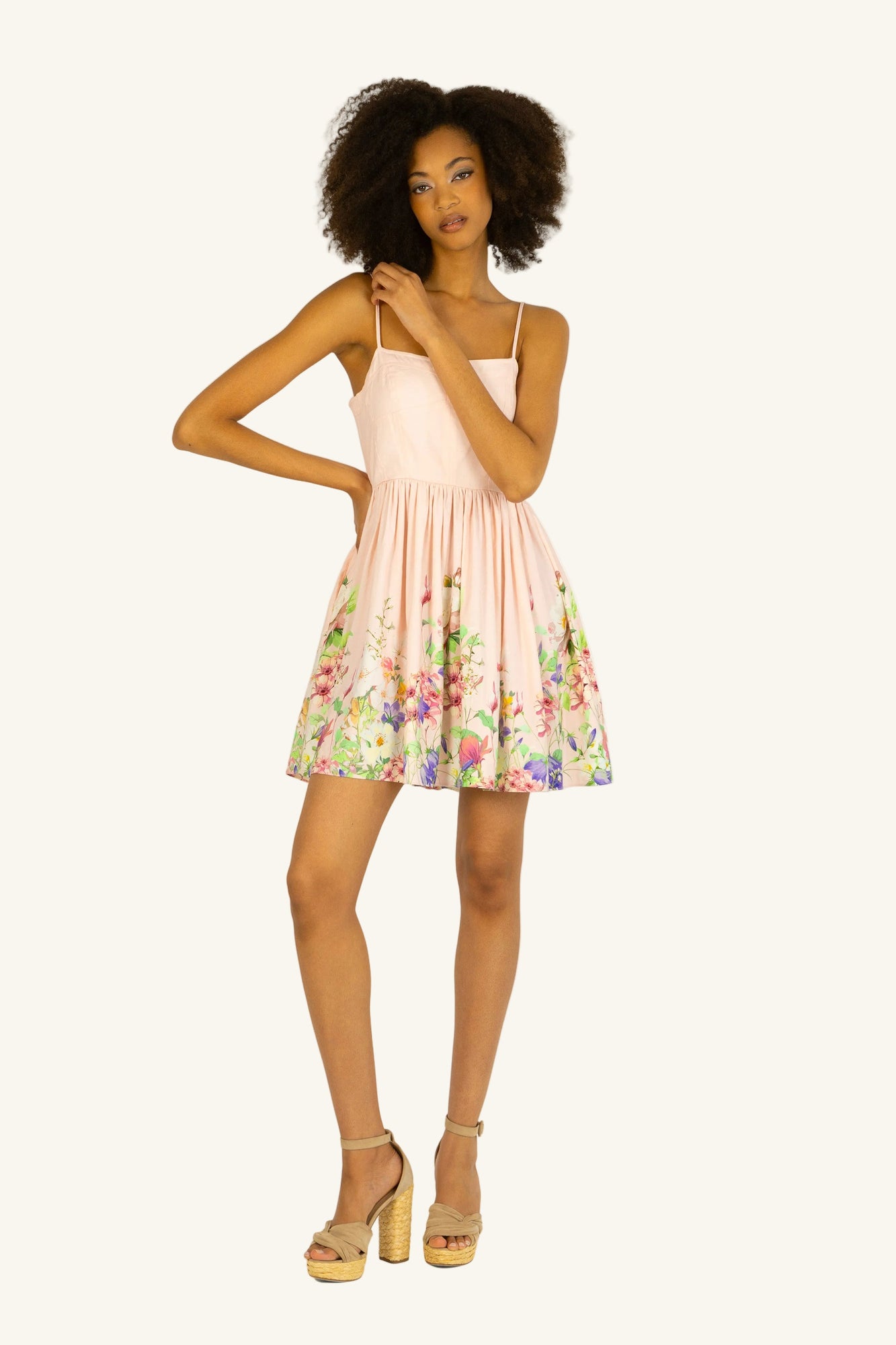 Serena Dress | Golden Floral