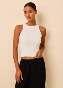 Womens | Varena Tank | Optic White