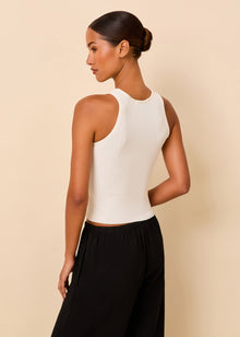 Womens | Varena Tank | Optic White