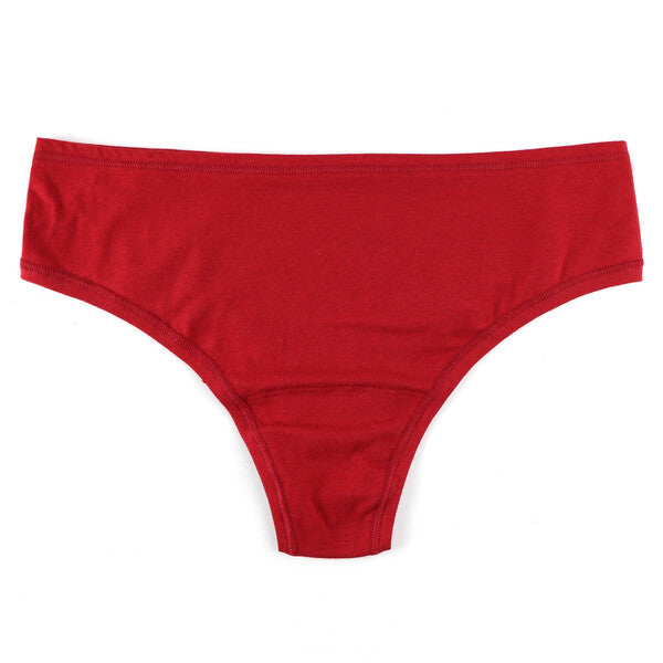 Play Stretch Natural Rise Thong | Cayenne Red