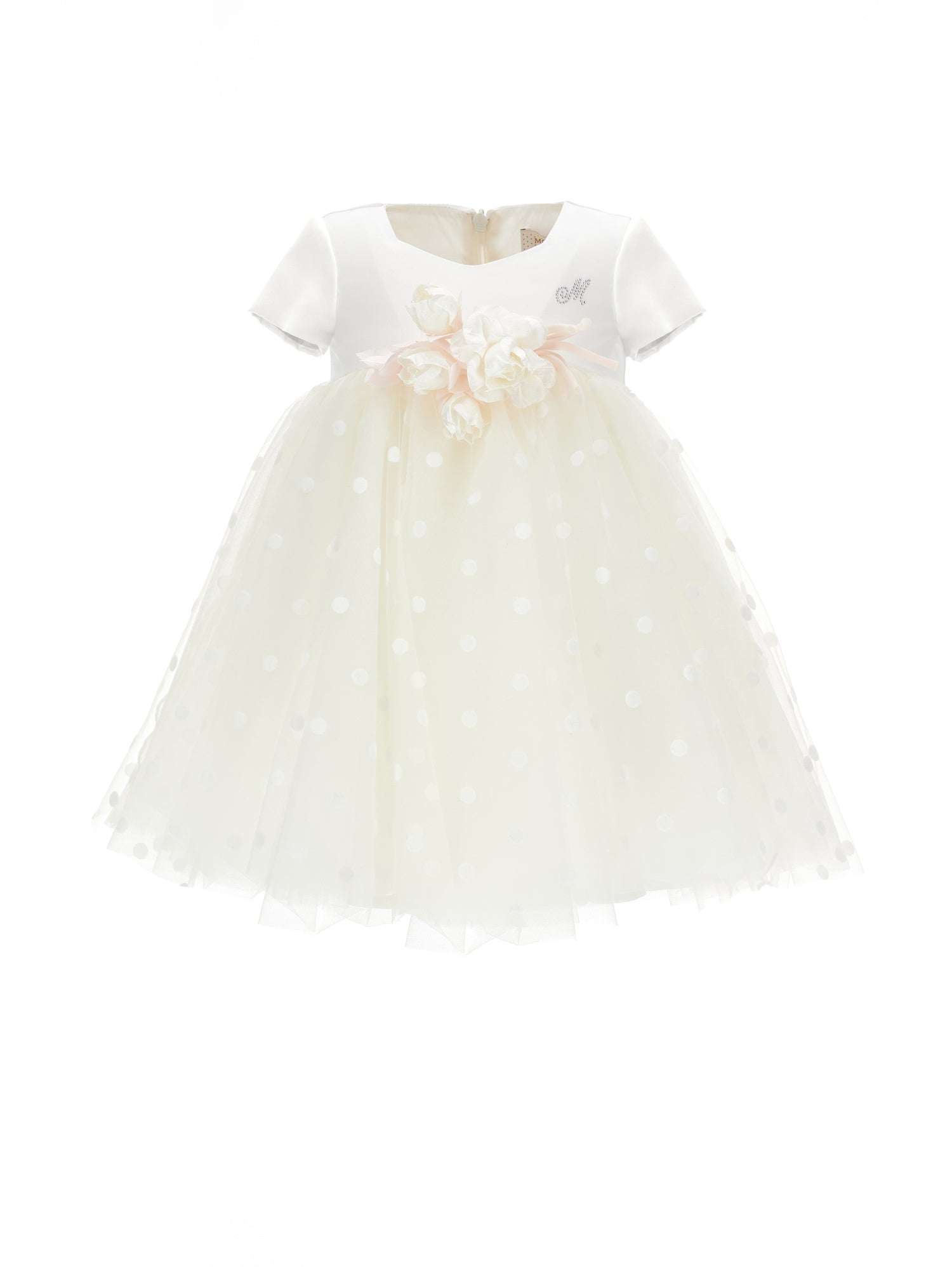 Girls | High-Waisted Tulle Dress | Cream
