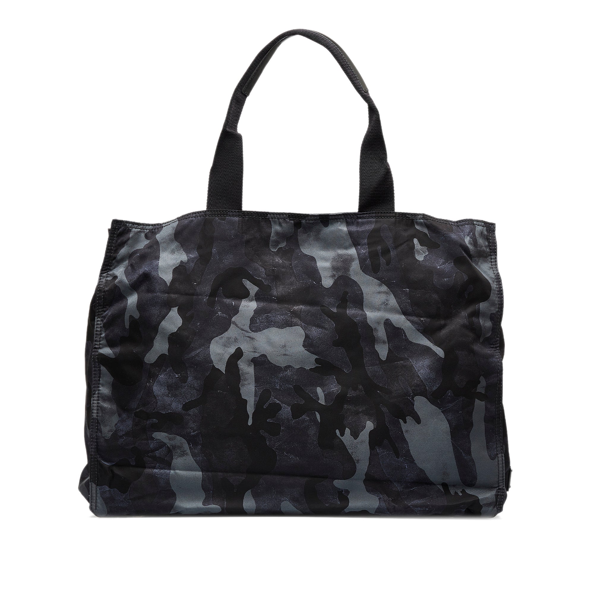 Prada Pre-Owned Tessuto Camouflage Tote Bag | Women | Black