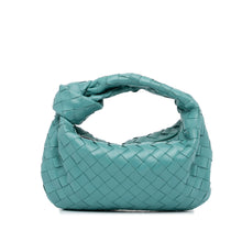 Bottega Veneta Pre-Owned Mini Patent Intrecciato Jodie | Women | Blue