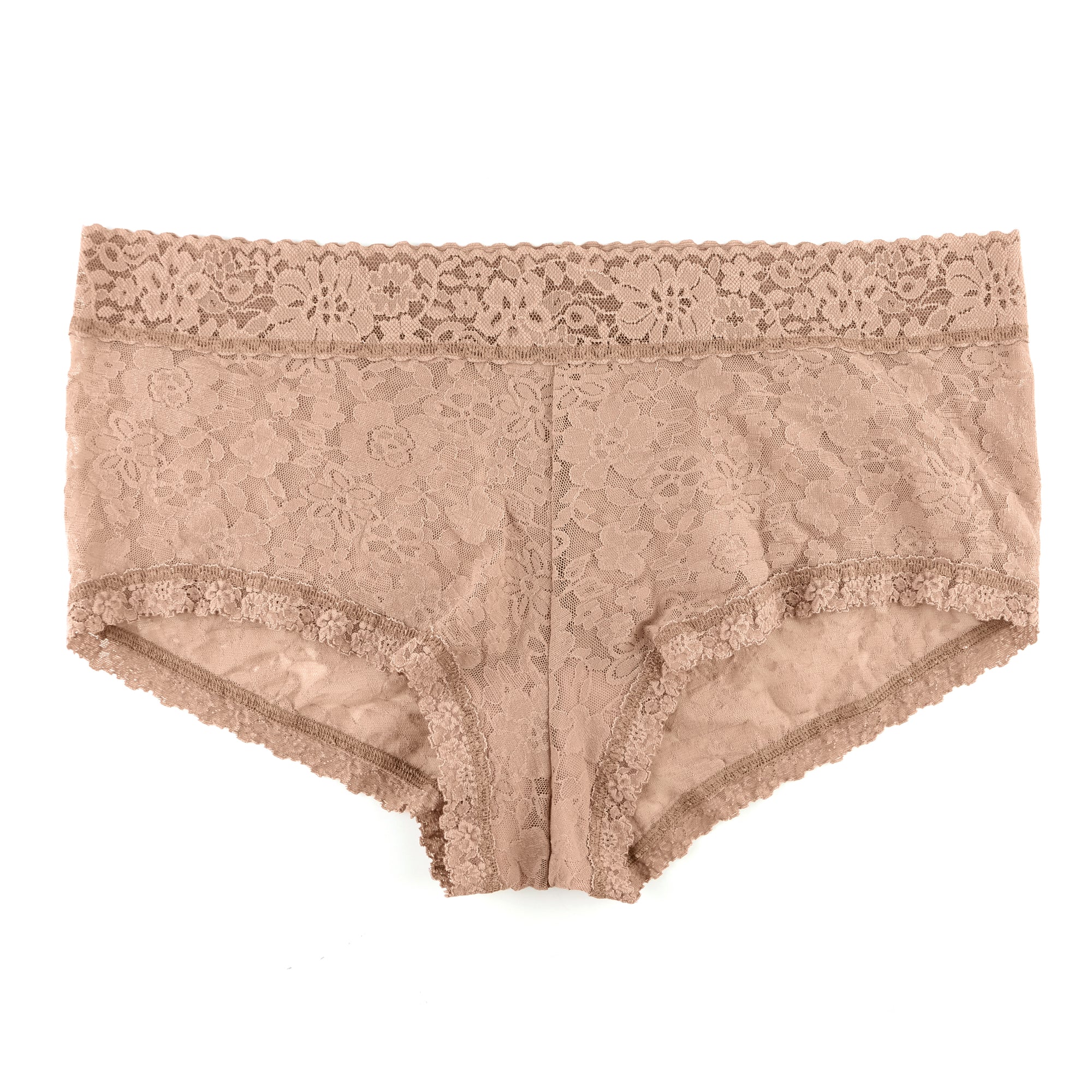 Plus Size Daily Lace Boyshort V2 | Taupe