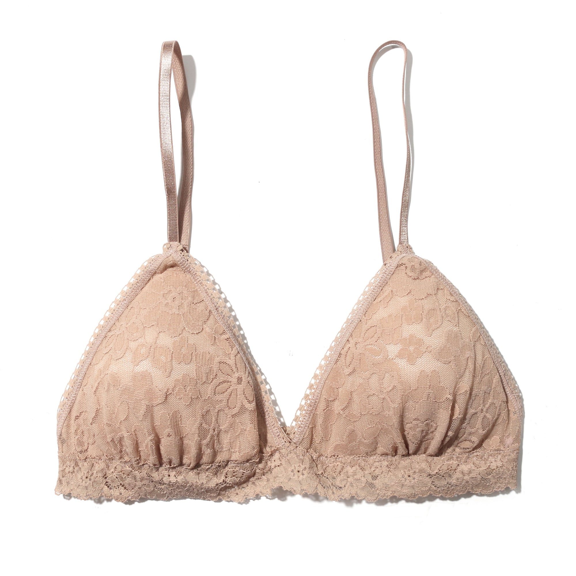 Daily Lace Padded Bralette | Taupe