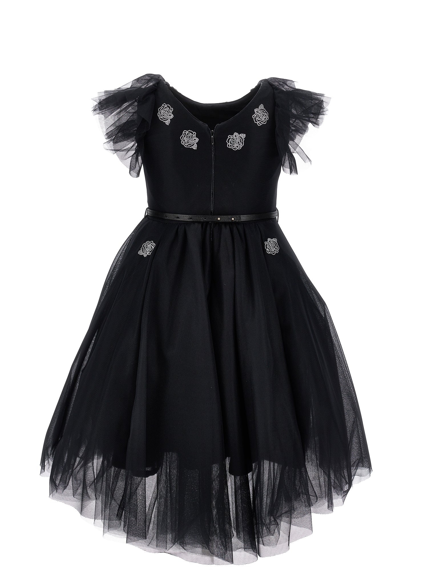 Girls | Blossom Tulle Dress | Black