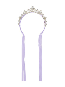 Girls | Tiara In Rhinestones And Bezels | Wisteria