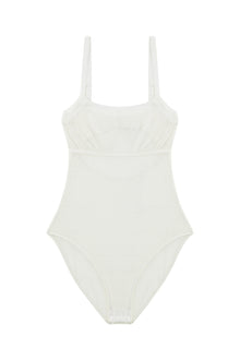 Kaia Underwire Bandeau Bodysuit | Ivory