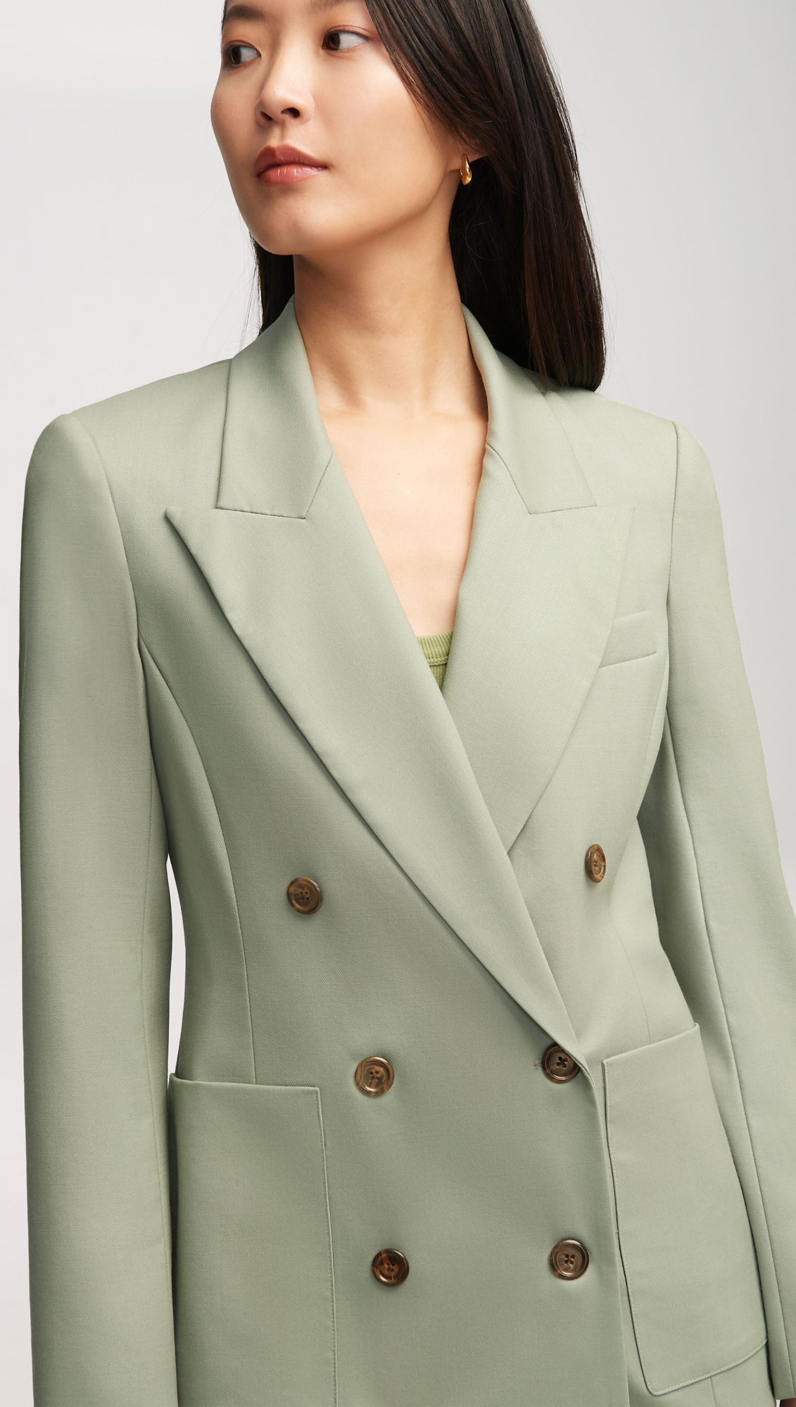 Chelsea Blazer in Seasonless Wool | Sage