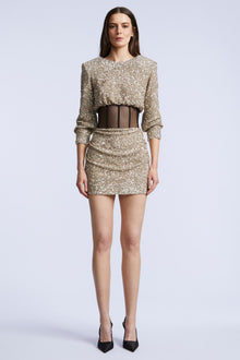 Cassia Dress | Light Gold