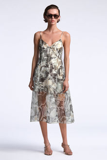 Lorelie Dress | Abstract Garden Print