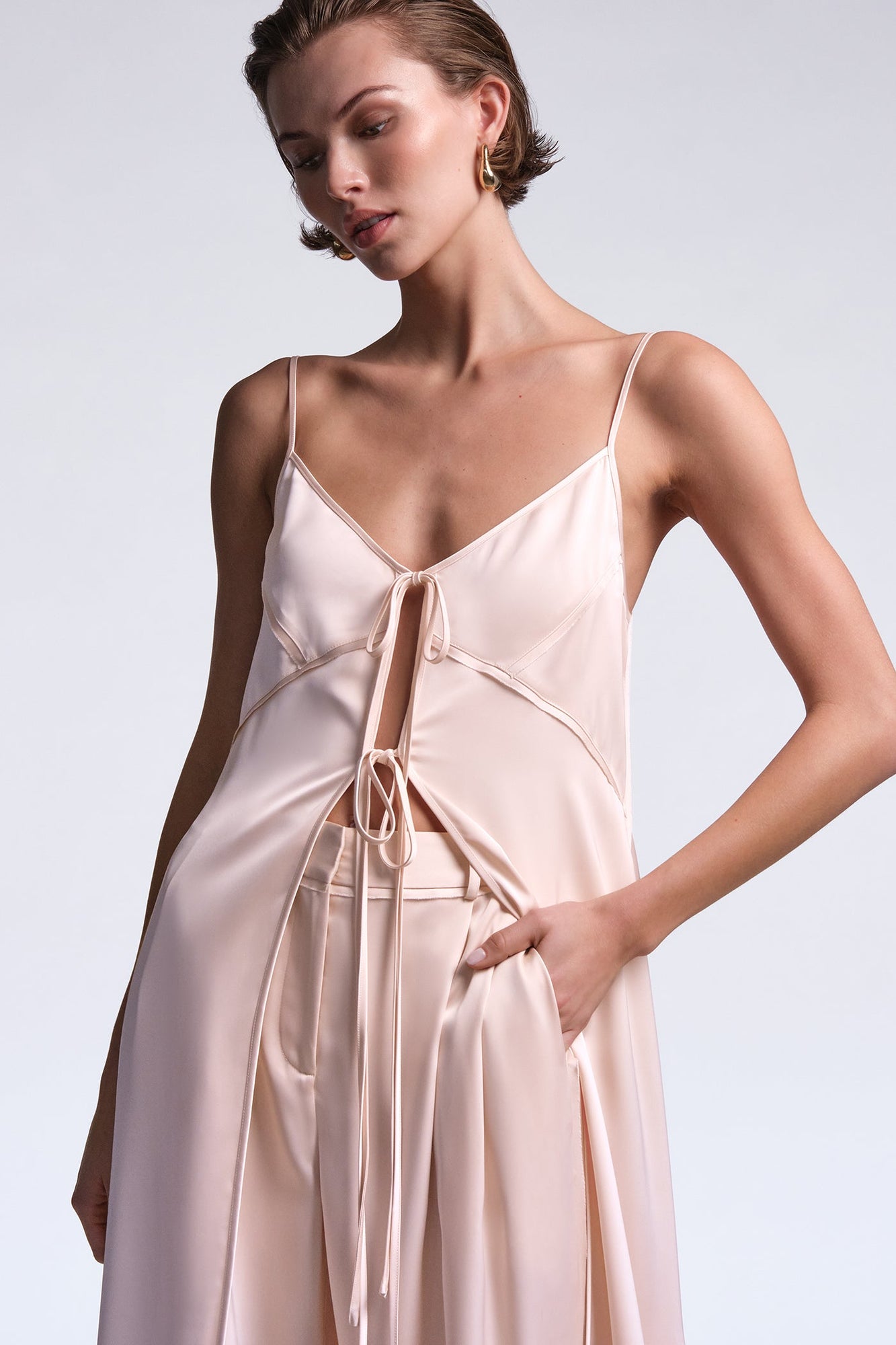 Cherie Blouse | Peach Blush