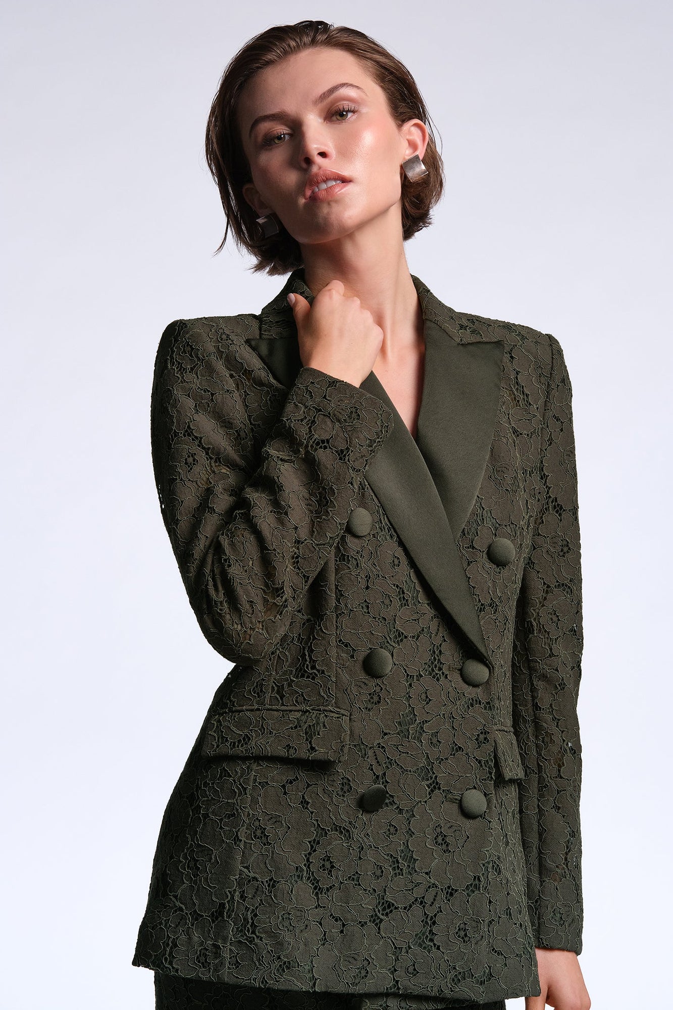 Kaia Blazer | Dark Olive