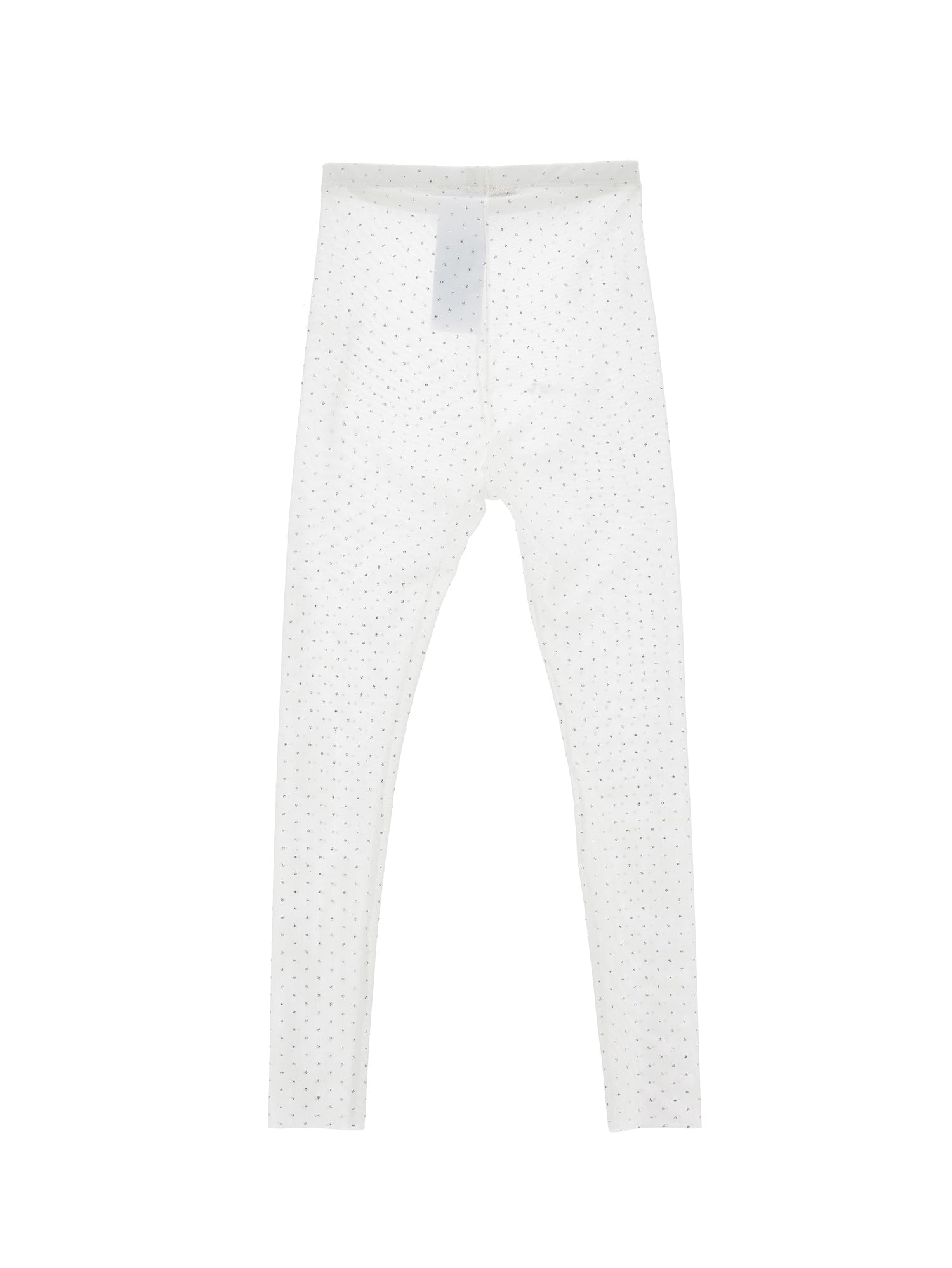 Girls | Glitter Tulle Leggings | Cream
