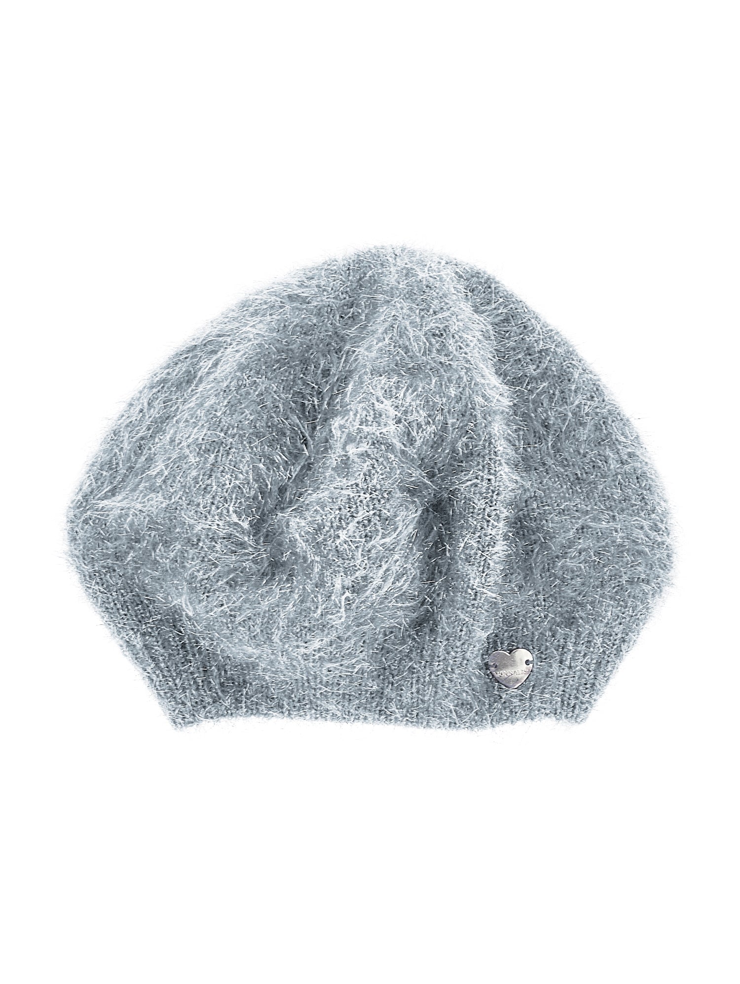 Girls | Lurex Knit Beret | Pearl Grey