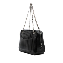 Chanel | Pre-Owned Medium Vertical Quilted Lambskin Mademoiselle Camera Bag | Black