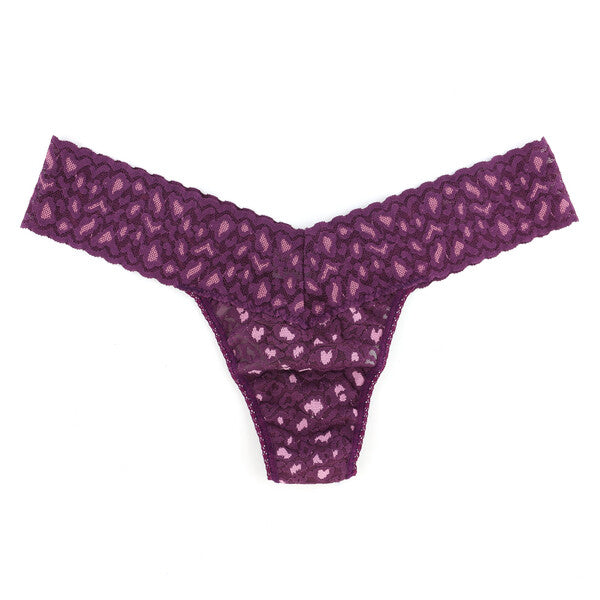 Cross-Dyed Low Rise Thong | Black Tulip x Lavender Tea
