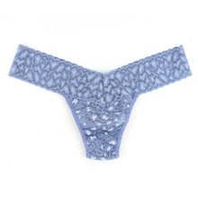 Cross-Dyed Low Rise Thong | Stonewash Blue x Serenity Blue