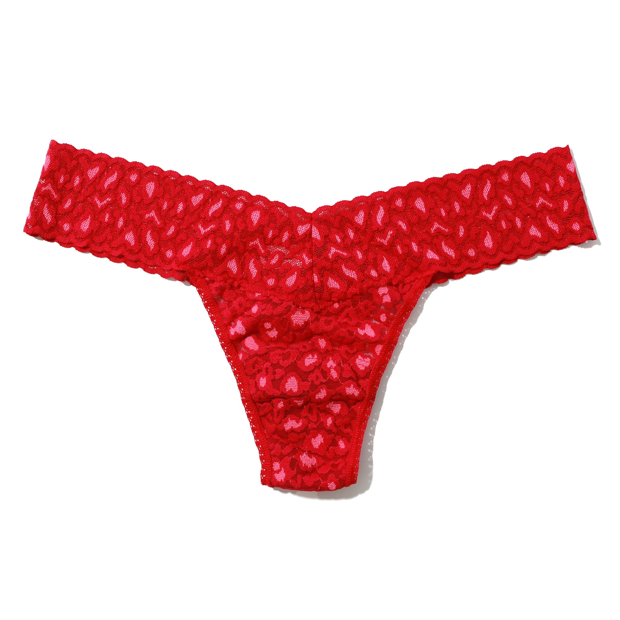 Cross-Dyed Low Rise Thong | Berry Sangria/Pink Sapphire