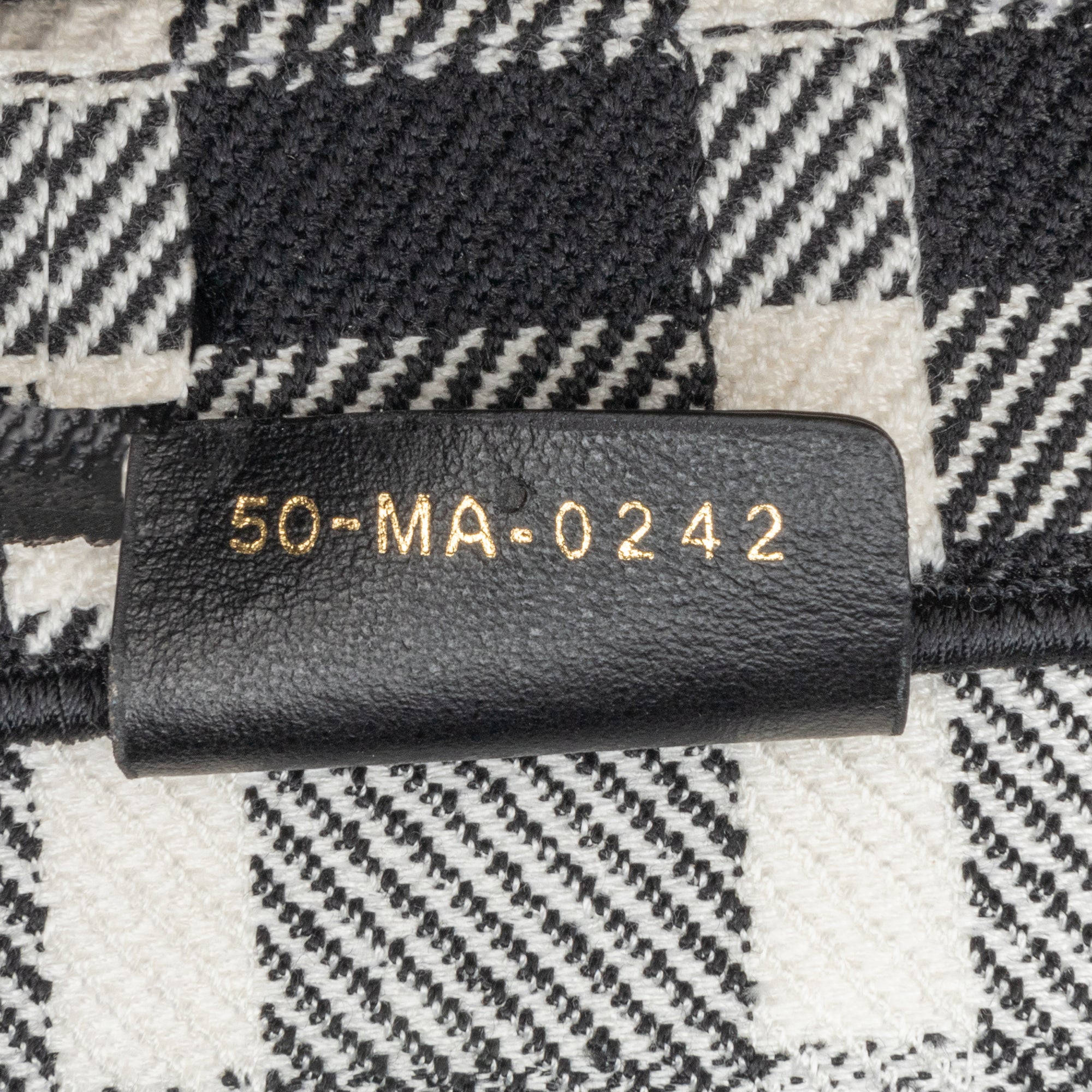 Dior | Pre-Owned Large Check'n'Book Tote | White/Ivory