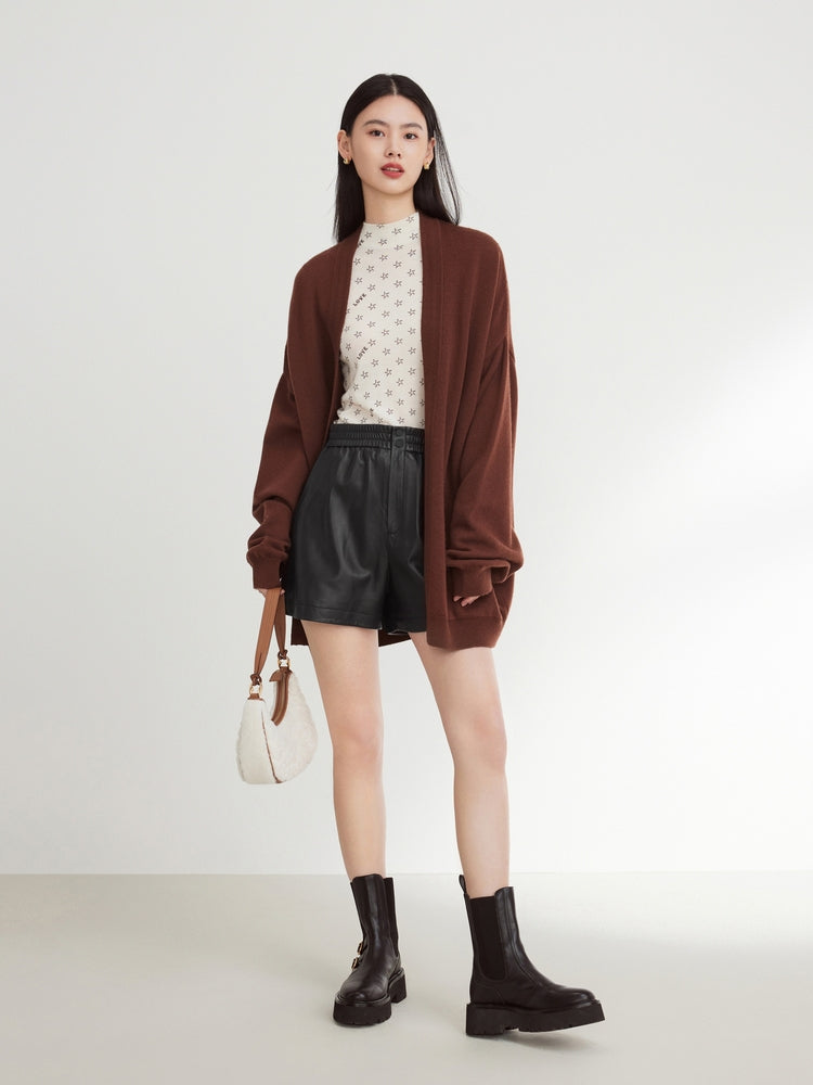 Wool Jacquard Sweater | Beige