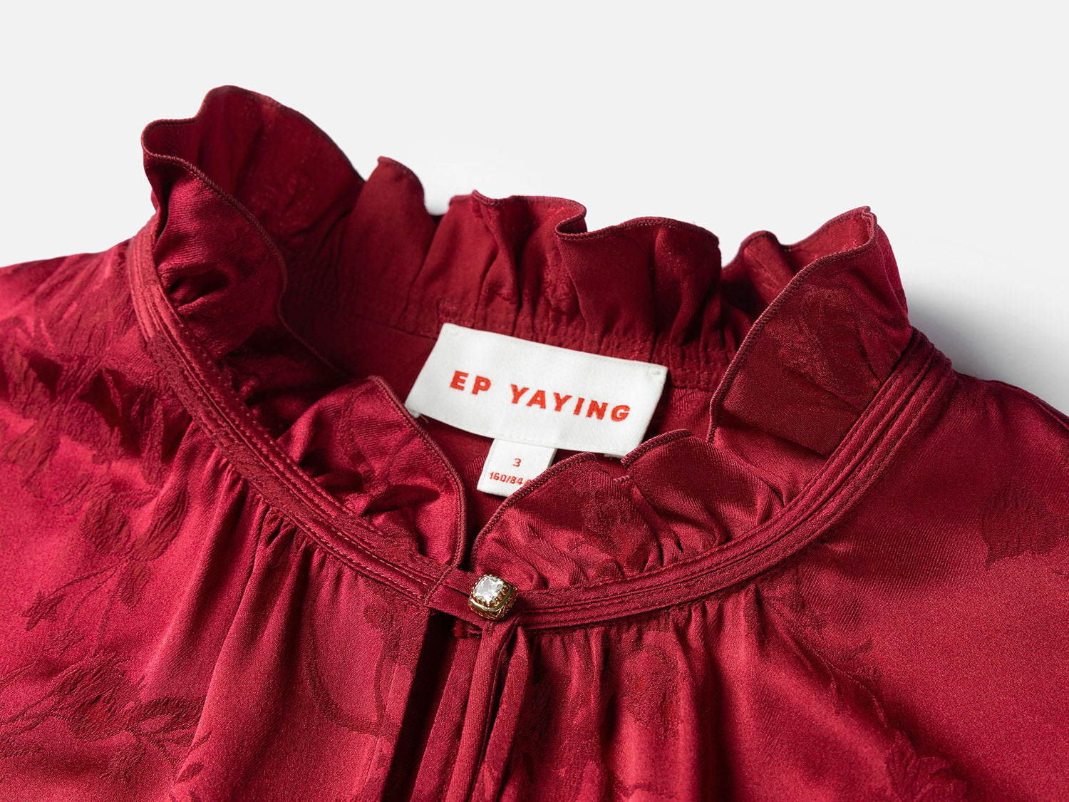 Silk Printed Shirt | Wine Red