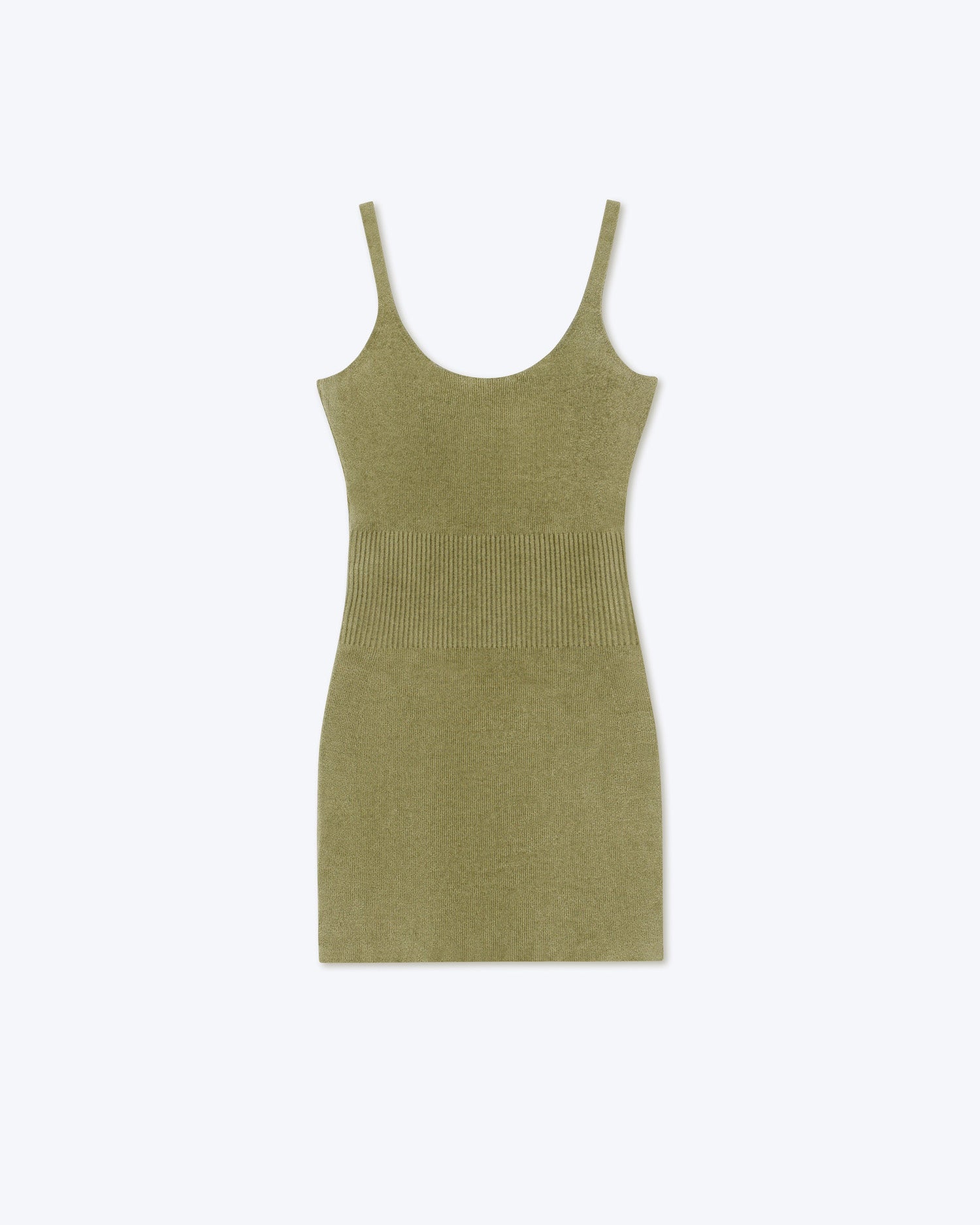 Alfia Chenille Knit Mini Dress | Pistachio