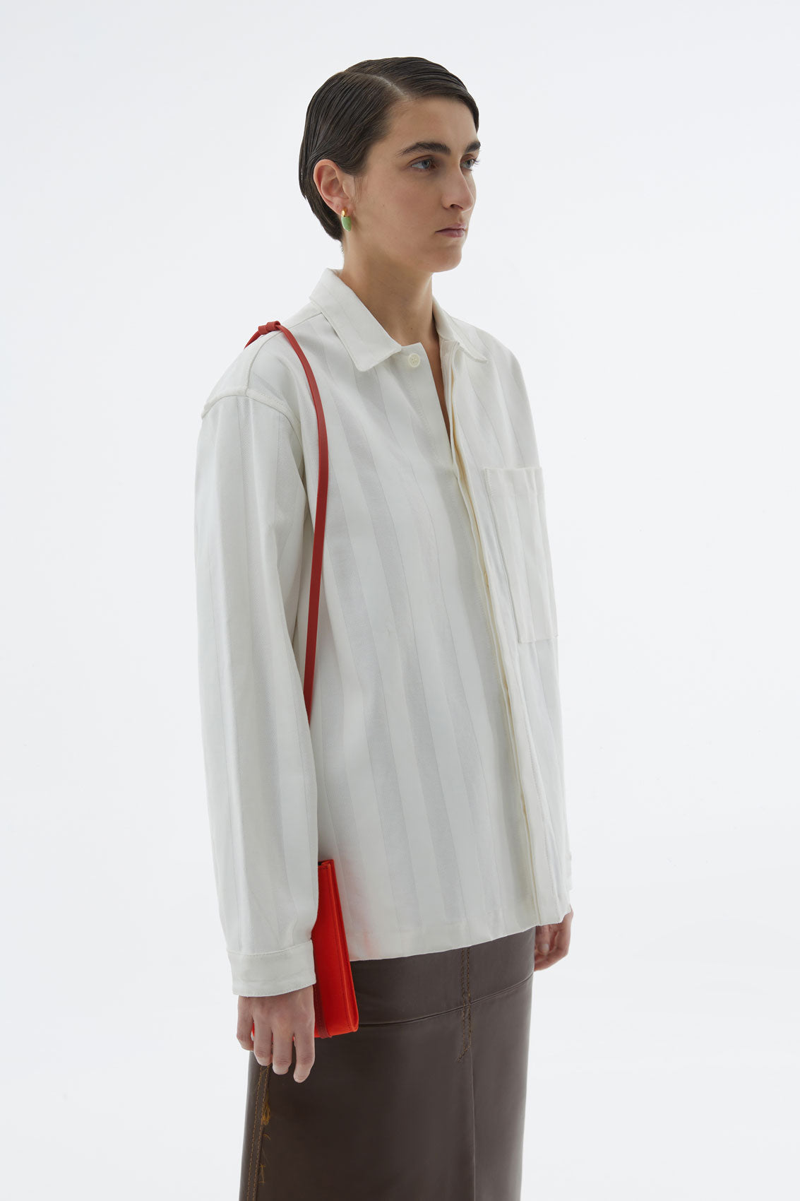 Shirt | Women | White Striped