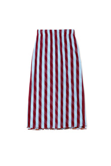 Long Skirt | Women | Celestial x Bordeaux Stripes