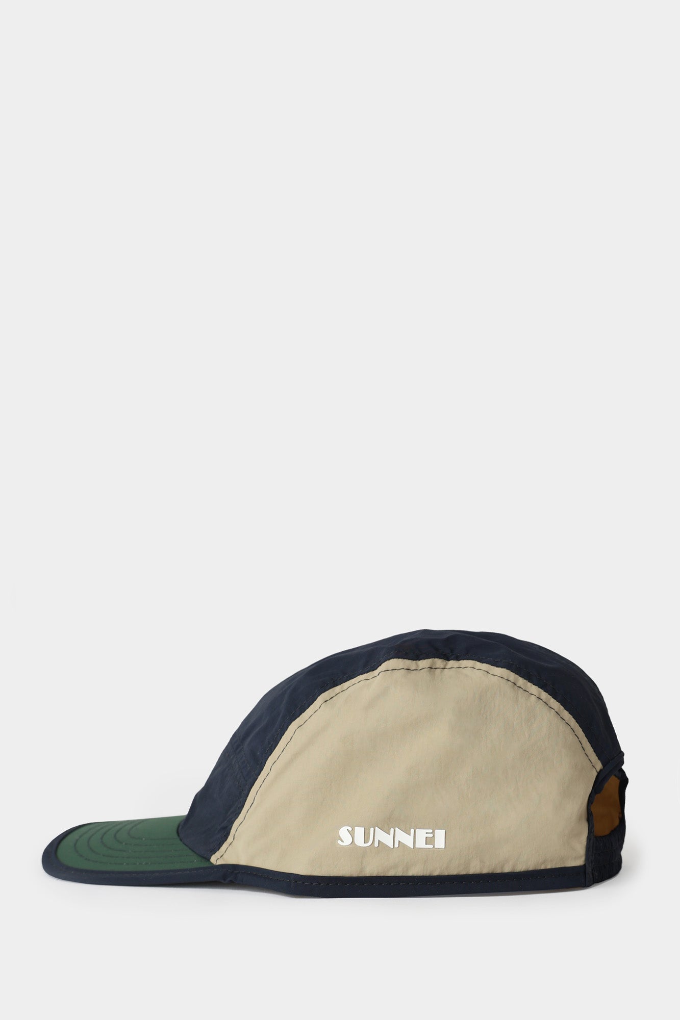 5 Panel Cap | Unisex | Navy x Beige x Green