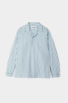 Body Shirt | Women | Green x Blue Stripes