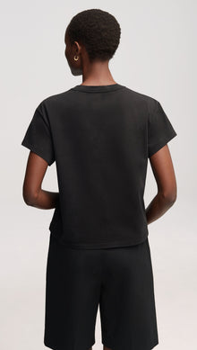 Shrunken Tee in Cotton Jersey | Black