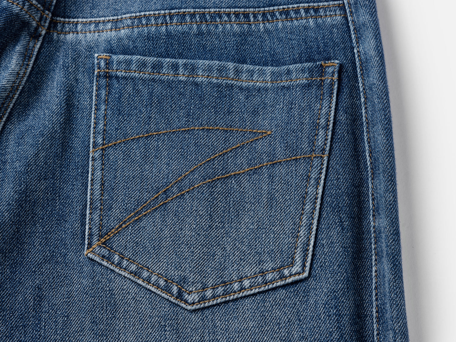 Straight Wide-Leg Jeans | Blue