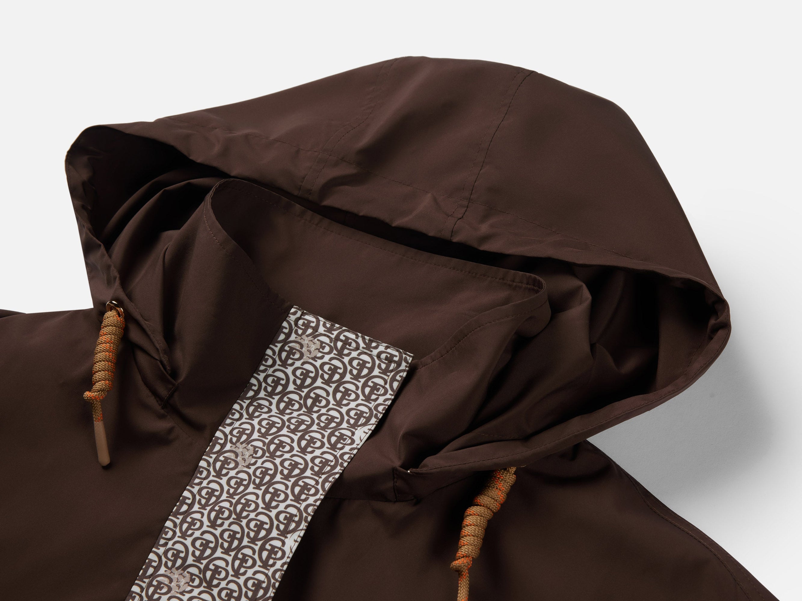 High V-Neck Jacket | Brown