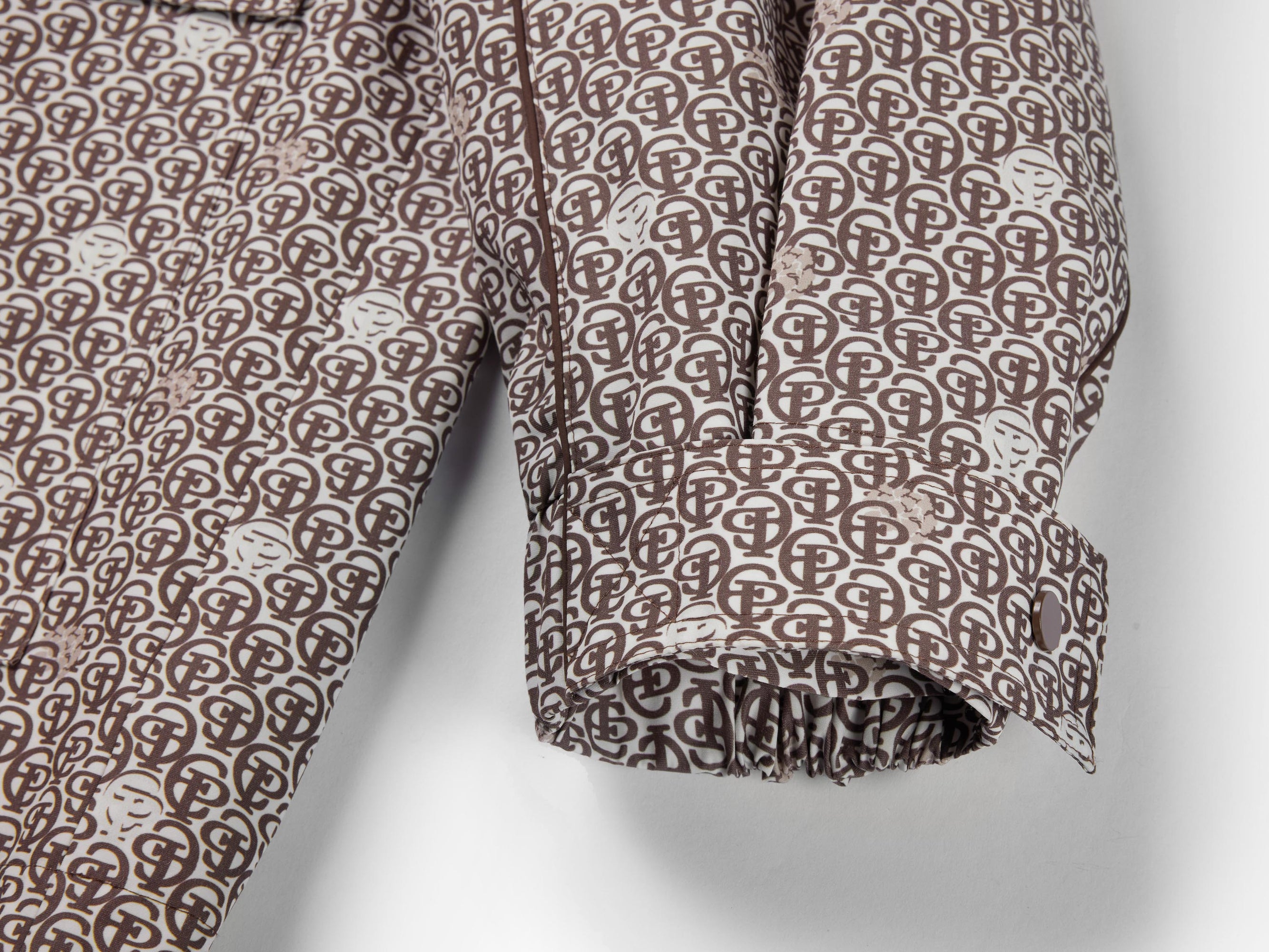 High V-Neck Jacket | Brown