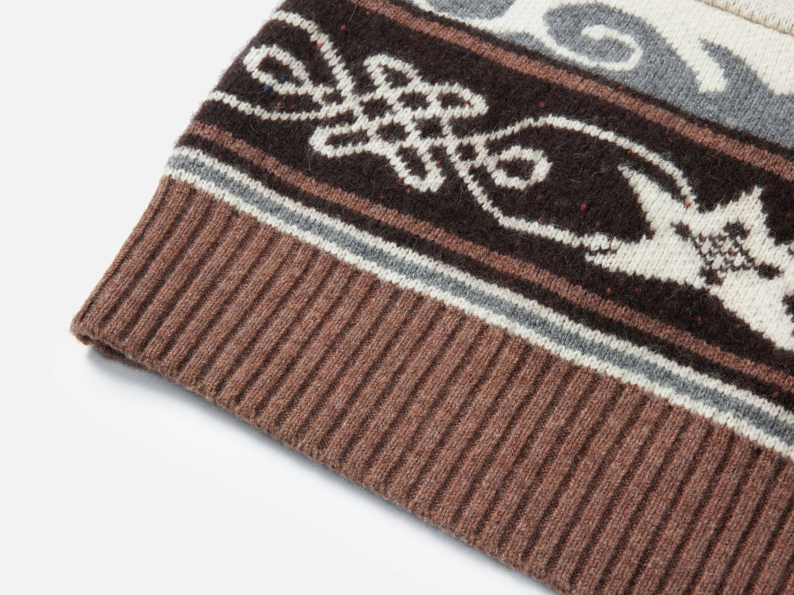 Long Hooded Sweater | Brown