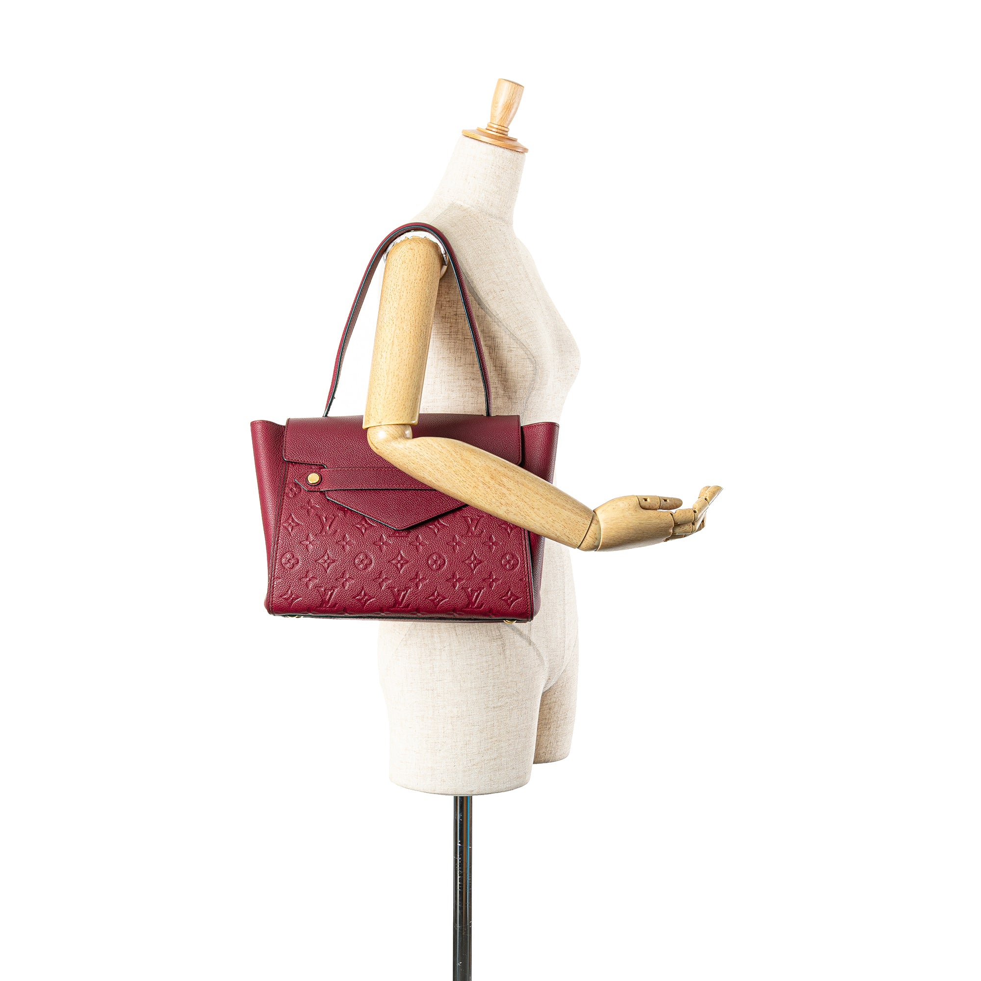 Louis Vuitton | Pre-Owned Monogram Empreinte Trocadero | Red/Bordeau