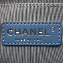 Chanel Pre-Owned Medium Patent Boy Bag | Women | Blue