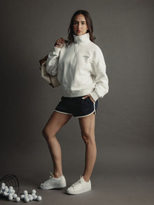 Womens | Club Slim-Fit Sweatshort | Marine Navy