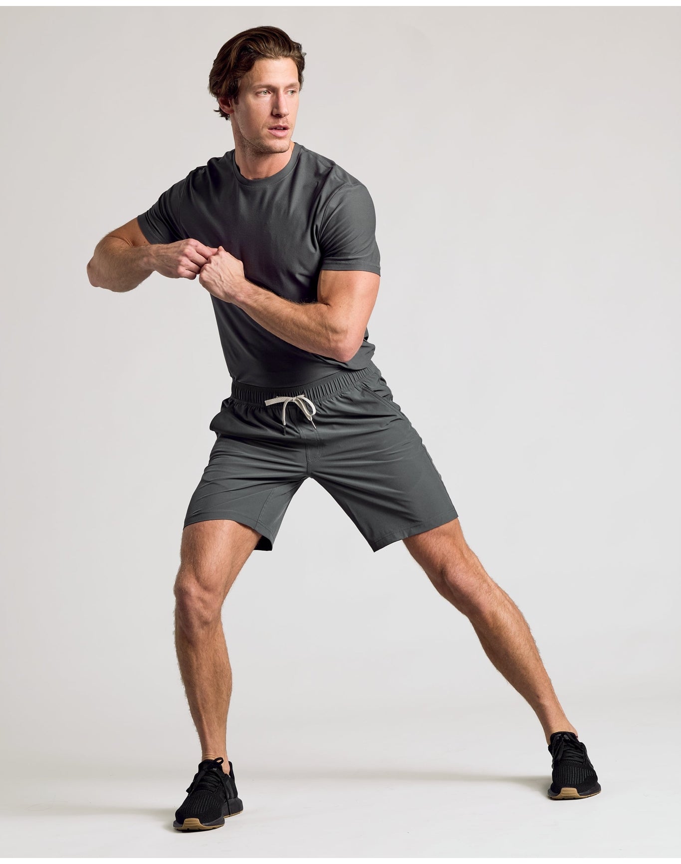 9" Active Quick Dry Shorts | Carbon