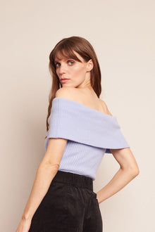 Petunia Top | Sky Blue