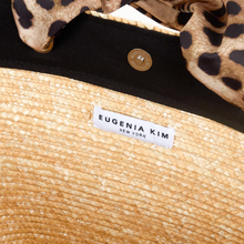 Carlotta Natural Straw Tote Bag | Leopard