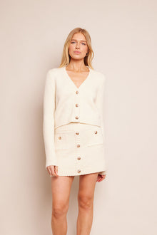 Kelsey Boucle Skirt | Ivory