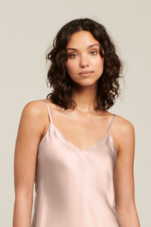 GINIA Silk Cami - Shadow Grey
