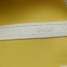 Hermes | Pre-Owned Toile and Negonda Garden Party 36 | Yellow/Light Yellow