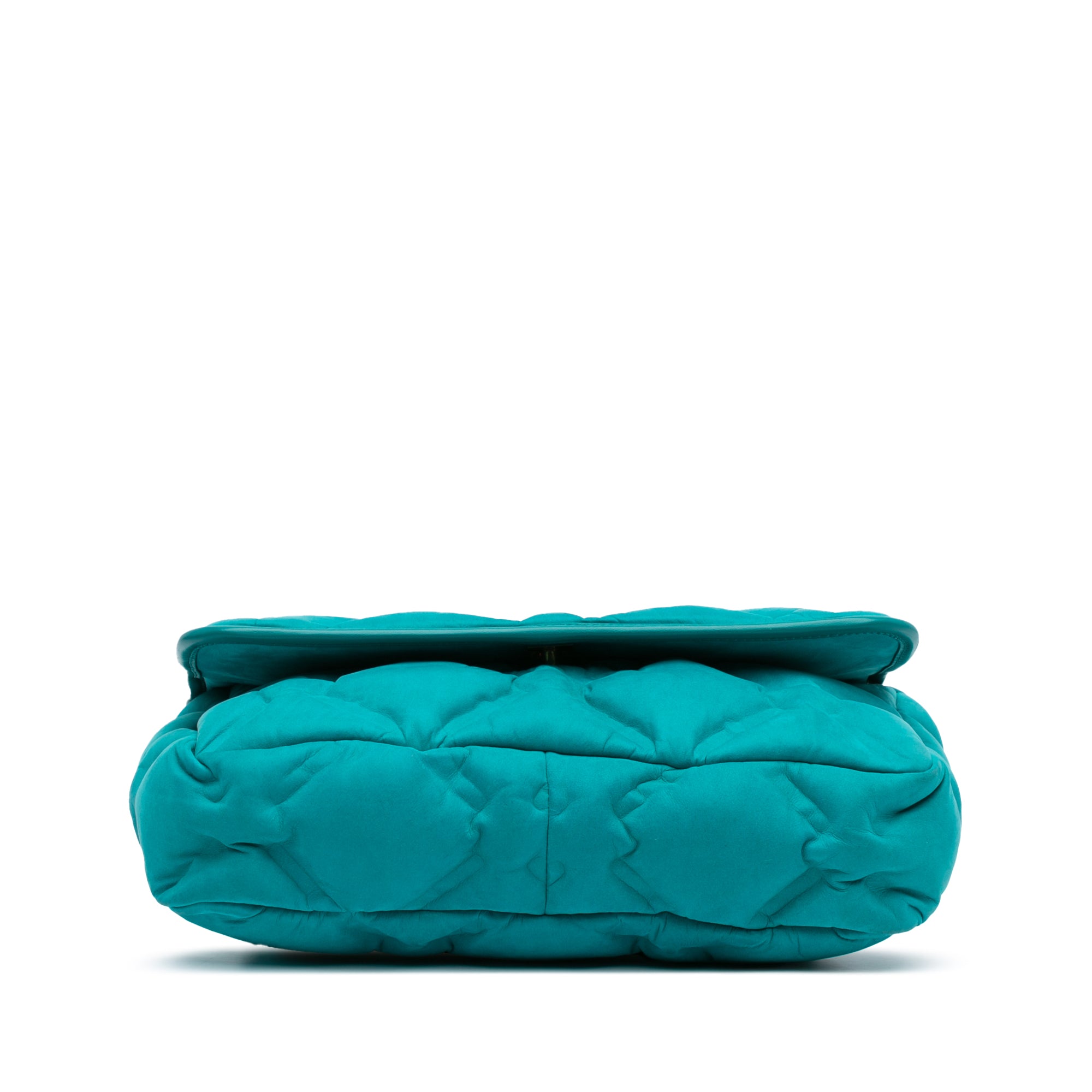 Chanel | Pre-Owned Small Iridescent Calfskin Chesterfield Flap | Blue/Turquoise