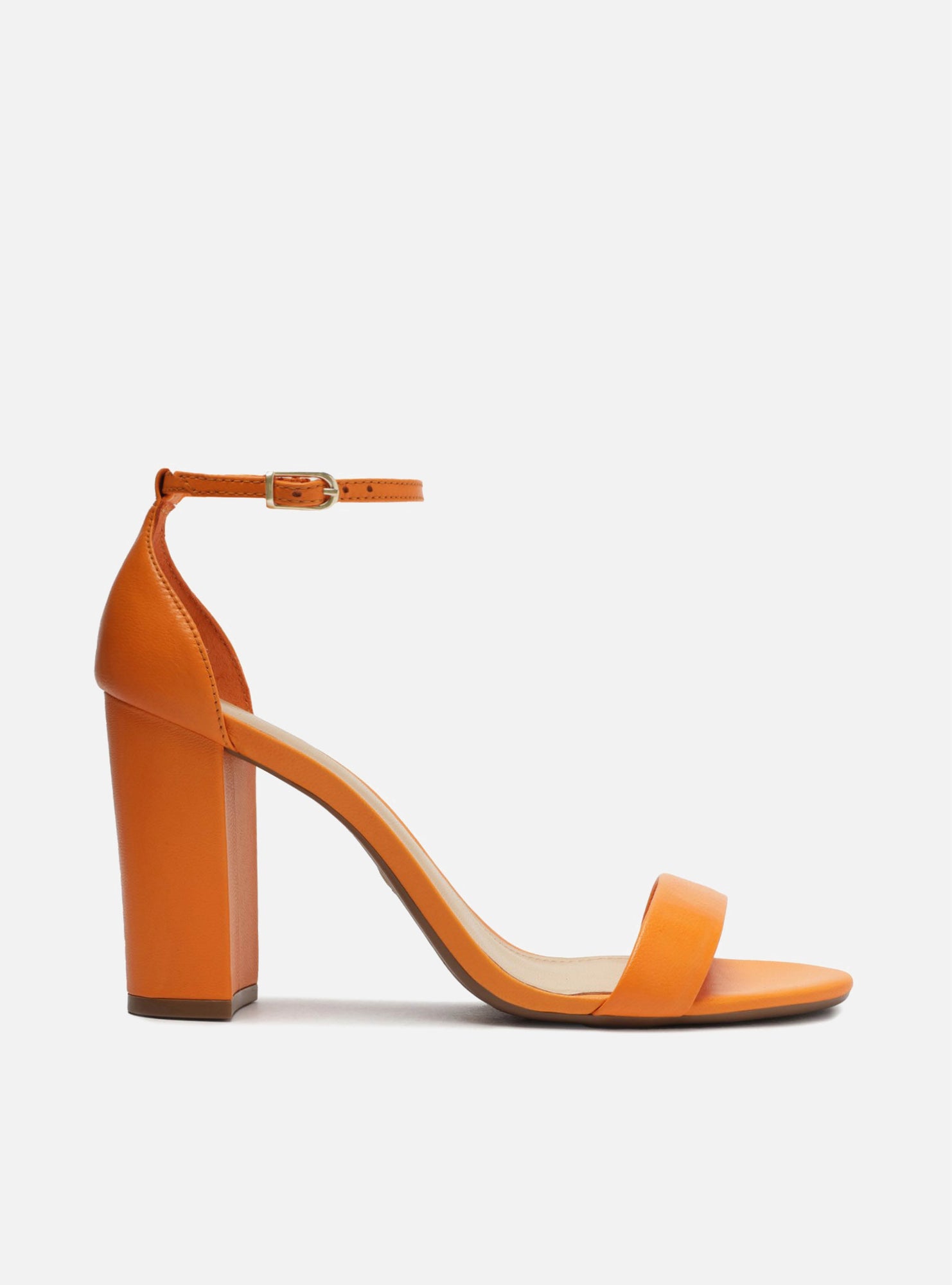 AREZZO | Isabelli High Block Sandal | Orange
