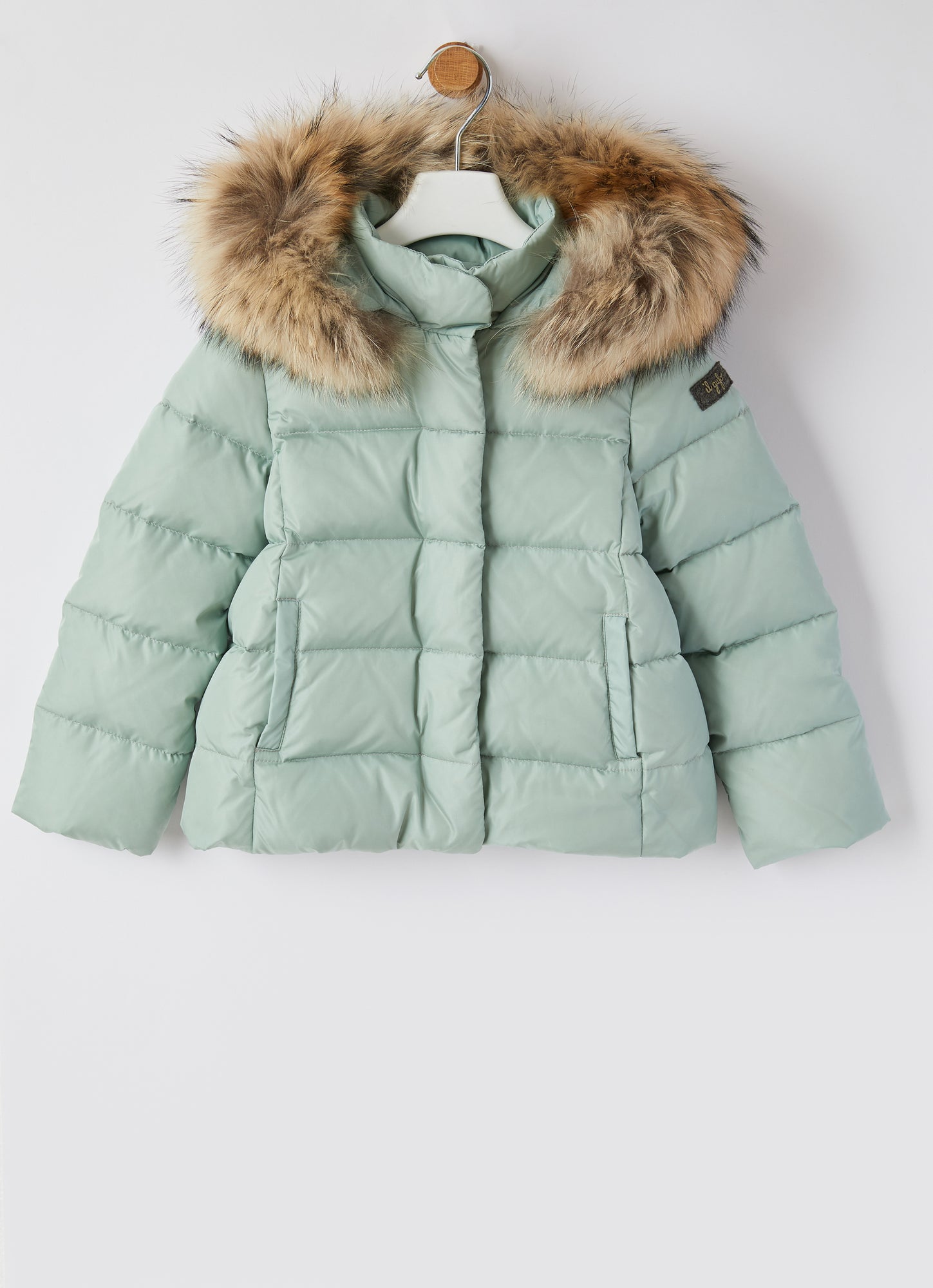 Short Down Jacket with Fur | Lake