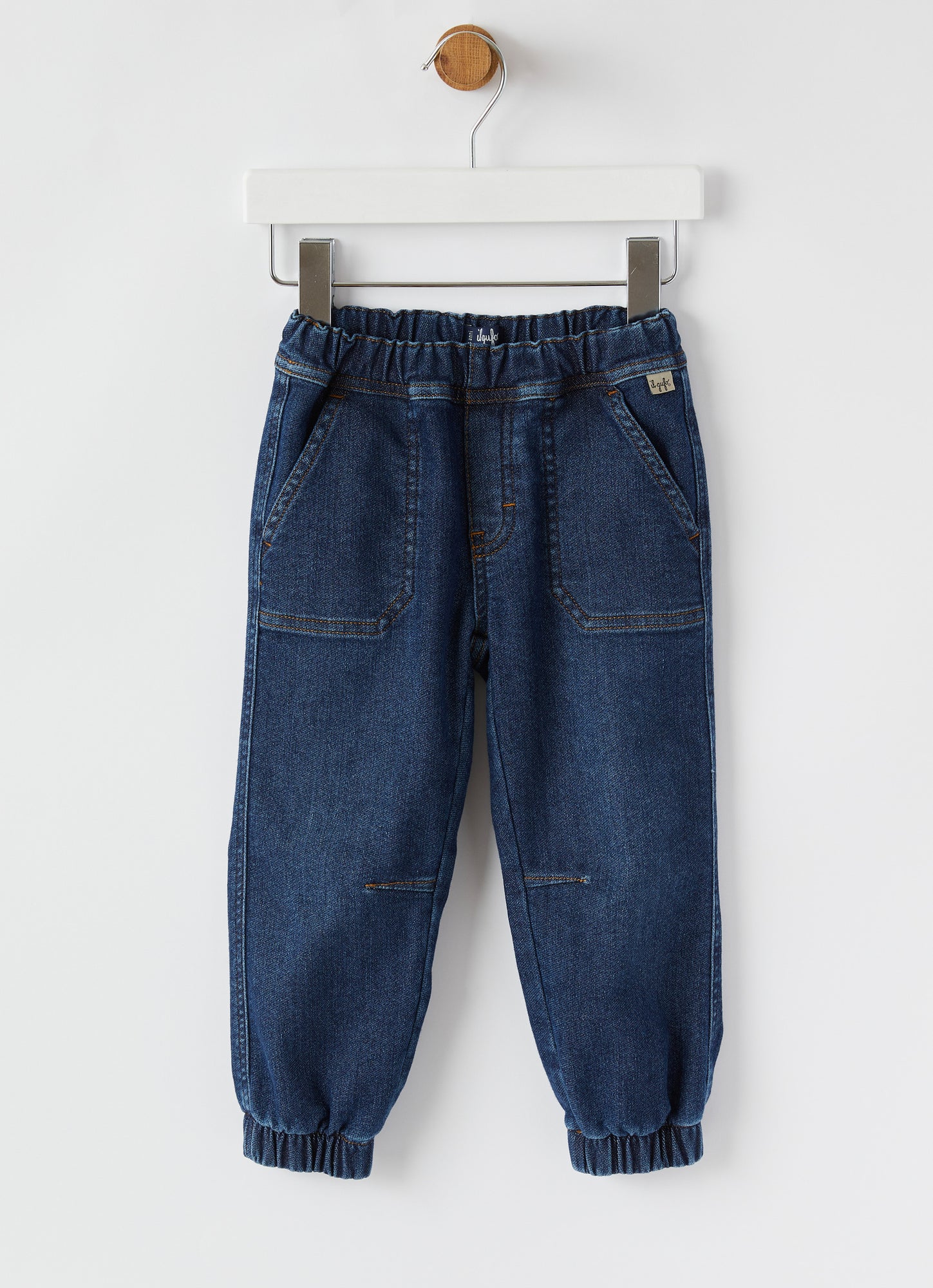 Denim Jeans with Cuffs | Blue