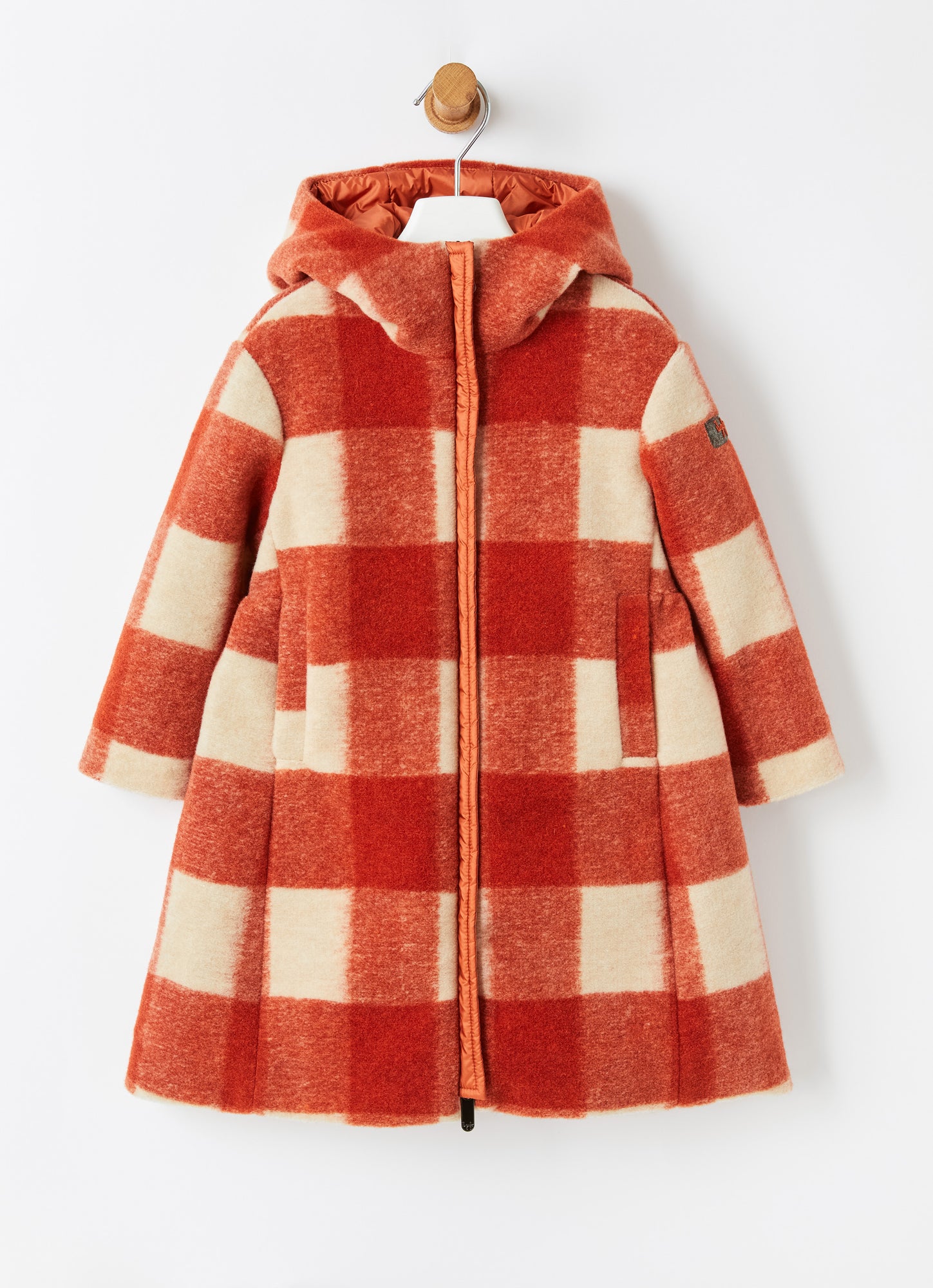 Damier Check Melton Parka | Rame